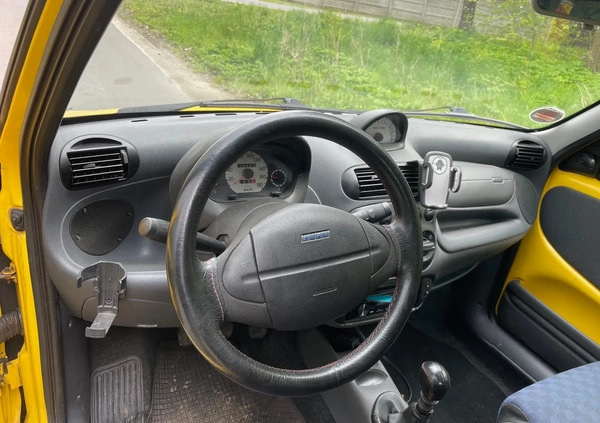 Fiat Seicento cena 9500 przebieg: 128600, rok produkcji 1999 z Inowrocław małe 67
